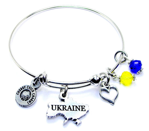 Ukraine Expandable Bangle Bracelet