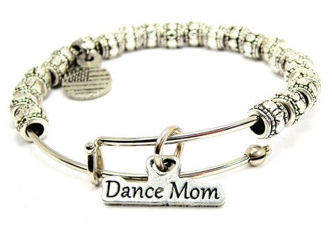 Dance Mom Metal Beaded Bracelet