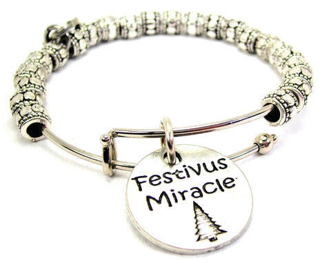 Festivus Miracle Metal Beaded Bracelet