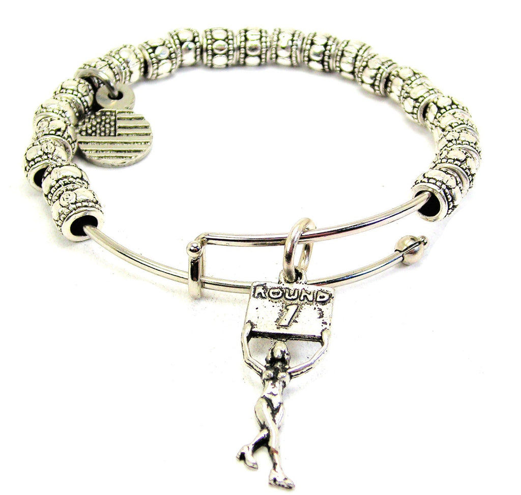 Mystery braid leather boot bracelet with pewter charms – Journeys West