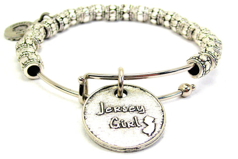 Jersey Girl Metal Beaded Bracelet