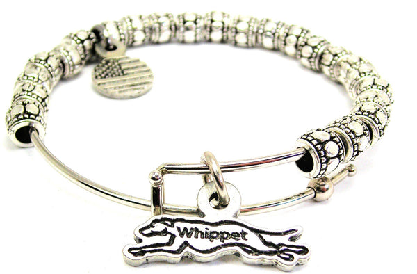 Whippet Metal Beaded Bracelet