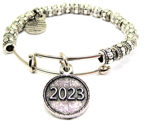 2023 Circle Metal Beaded Bracelet