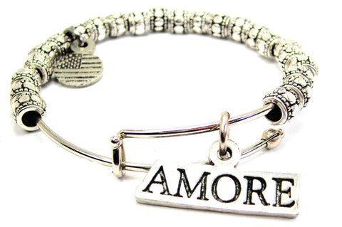 Amore Metal Beaded Bracelet