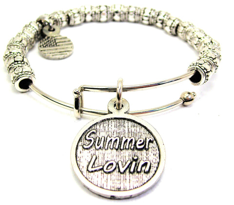 Summer Lovin Metal Beaded Bracelet