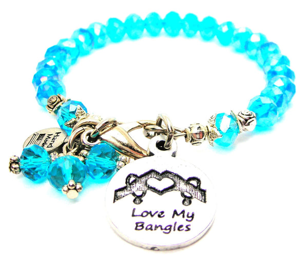 love my bangles,  love my jewelry,  love my charms,  bead bracelet,  bead jewelry,  crystal bracelet, 