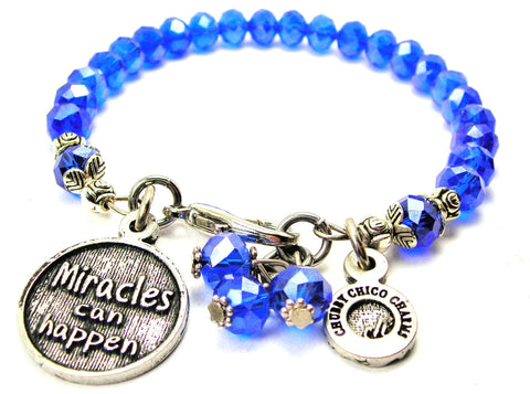 Miracles Can Happen Splash Of Color Crystal Bracelet