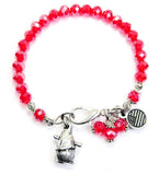 Valentine Gnome Splash Of Color Crystal Bracelet
