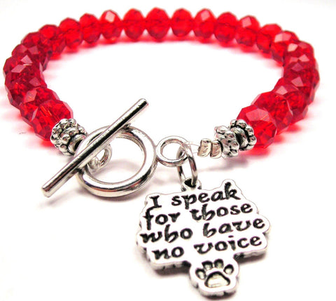 I Speak For Those Who Have No Voice,  Dog Jewelry,  Dog Bracelets,  Expression Jewelry,  Expression Bracelets,  Cat Jewelry,  Cat Bracelets,  Rescue Bracelet,  Animal Awareness Bracelet