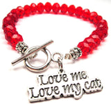 Love Me Love My Cat,  Cat Jewelry,  Cat Bracelets,  Expression Jewelry,  Expression Bracelets,  Love Jewelry,  Love Bracelets