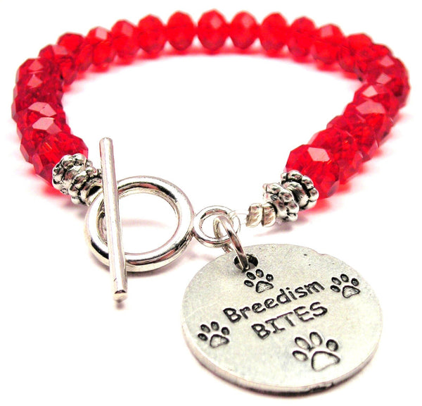 Dogs1020,  Breedism,  Breedism Charm,  Breedism Bracelet,  Breedism Jewelry,  Crystal Bracelet,  Toggle Bracelet