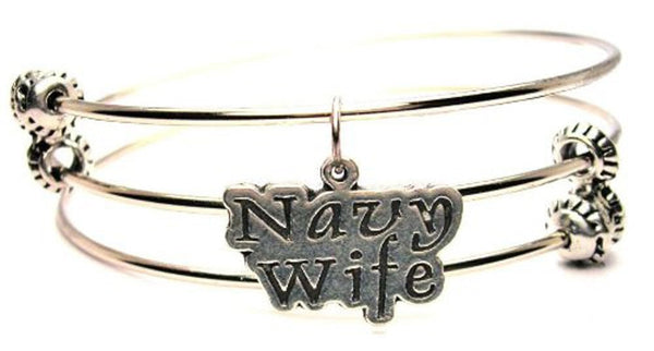 Military Bangle, Military Jewelry, Military Bracelet, Military Wife Jewelry, Military Wife Bracelet, Gift for Military Wife