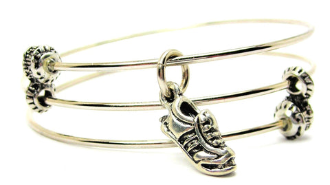 Field And Track Sneaker Triple Style Expandable Bangle Bracelet