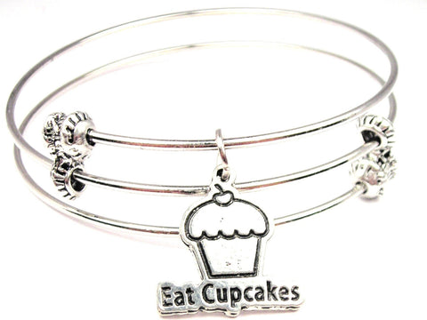 cupcake bracelet, cupcake jewelry, food bracelet, chef bracelet, birthday bracelet, birthday jewelry