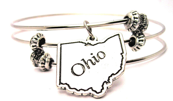 state bangle, state bracelet, state jewelry, hometown bangle, hometown bracelet, hometown jewelry, travel bangle, travel bracelet, travel jewelry