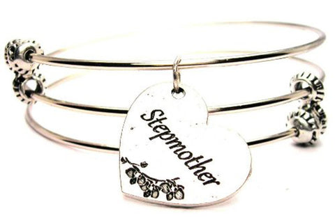 stepmother bracelet, stepmother jewelry, mother bracelet, stepparent jewelry, family member jewelry