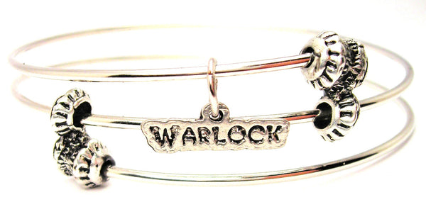 Warlock Triple Style Expandable Bangle Bracelet