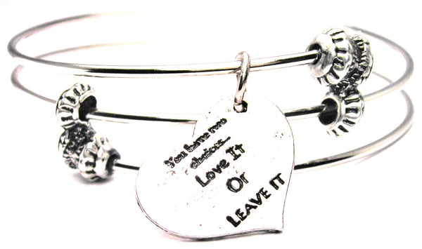 expression jewelry, expression statement jewelry, expression bracelet, love expression jewelry