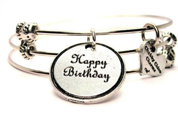 birthday bracelet, birthday jewelry, happy birthday bracelet, birthstone bracelet, happy birthday jewelry