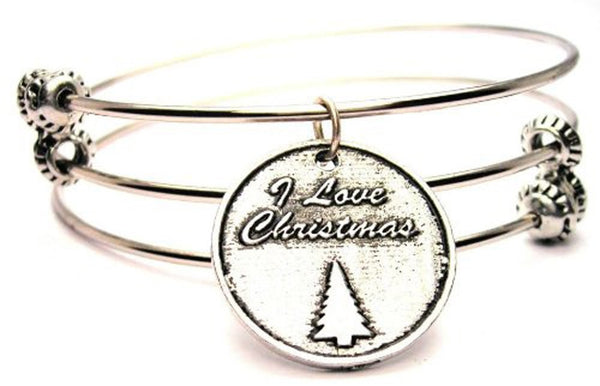 Christmas bracelet, Christmas jewelry, holiday bracelet, holiday jewelry, happy holiday bracelet