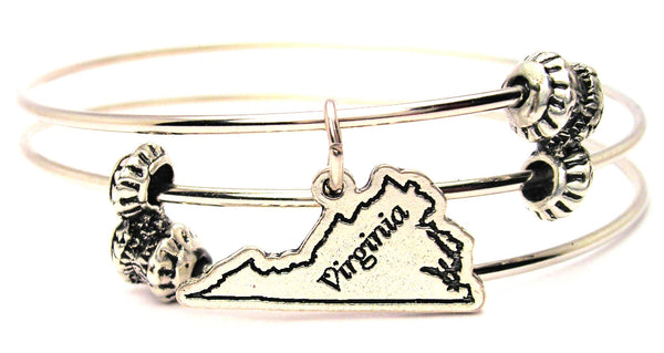 state bangle, state bracelet, state jewelry, hometown bangle, hometown bracelet, hometown jewelry, travel bangle, travel bracelet, travel jewelry