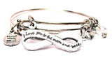 I love you to the moon and back bracelet, I love you bracelet, love bracelet, love expression bracelet