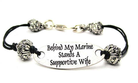 cord bracelet, charm bracelet, military