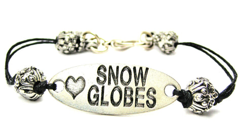 snowing, collectibles, , cord bracelet, charm bracelet,