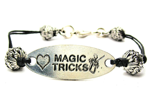 magician, magical, , cord bracelet, charm bracelet,