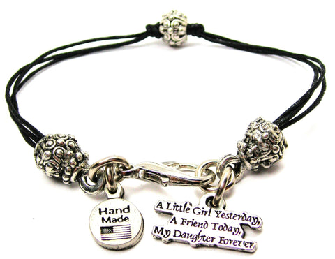 Love Volleyball Black Cord Connector Bracelet - American Made Pewter  Bracelets from Chubby Chico Charms