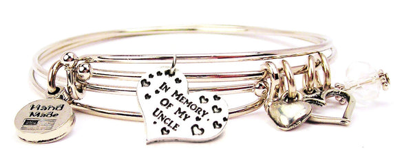 bereavement bracelet, bereavement jewelry, bereavement bangles, in memoriam bracelet, family jewelry