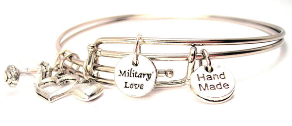 military bracelet, military jewelry, patriotic jewelry, patriotic bracelet, military wife jewelry