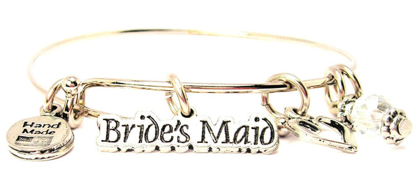 Brides Maid Expandable Bangle Bracelet