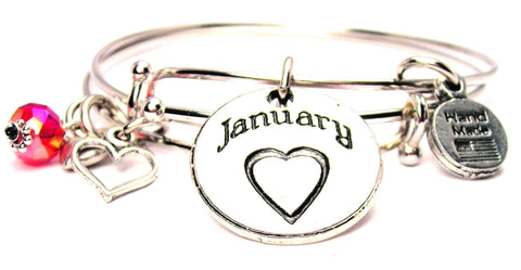 month bracelet, zodiac bracelet, birthstone bracelet, birthday bracelet, January bracelet