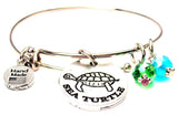 Xavier's Fish Tank Sea Turtle Expandable Bangle Bracelet