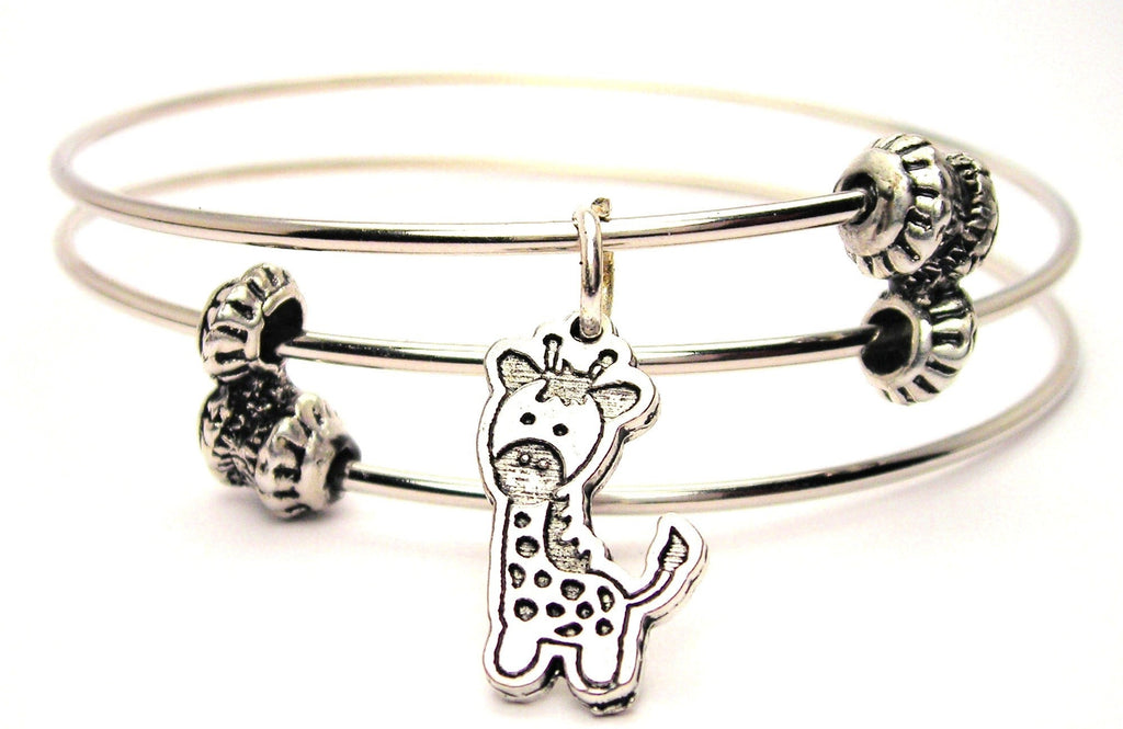Sterling Silver ID Adjustable Baby Bangle Bracelet Cuff Expandable  Stackable 6: 16590417428531