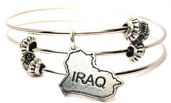 Iraq Triple Style Expandable Bangle Bracelet