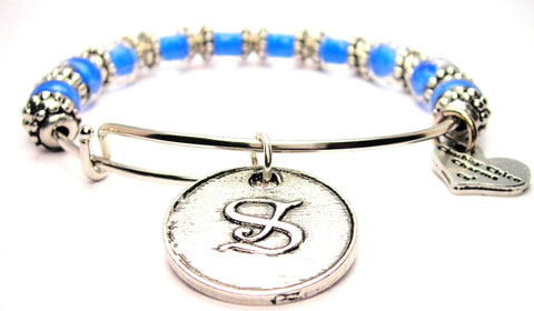 letter s bracelet, letter s bangles, initial bracelet, initial bangles, initial jewelry, letter initial jewelry