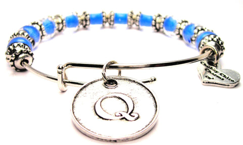 letter q bracelet, letter q bangles, initial bracelet, initial bangles, initial jewelry, letter initial jewelry