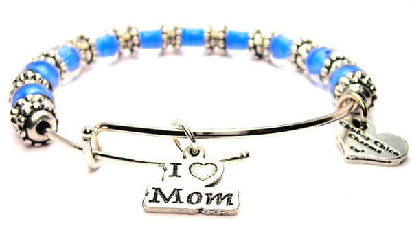 I love mom bracelet, mom bracelet, mom jewelry, mom bangles, I love my mom jewelry, I love my mom jewelry