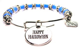 happy halloween bracelet, halloween bracelet, halloween jewelry, halloween bangles