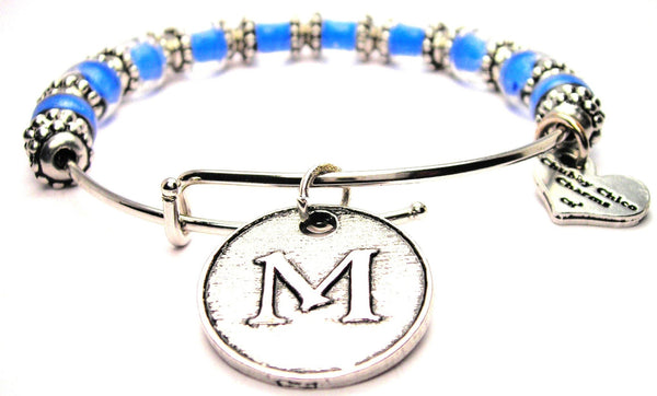 letter m bracelet, letter m jewelry, initial bracelet, initial bangles, initial jewelry, letter initial jewelry
