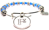 letter p bracelet, letter p bangles, initial bracelet, initial bangles, initial jewelry, letter initial jewelry