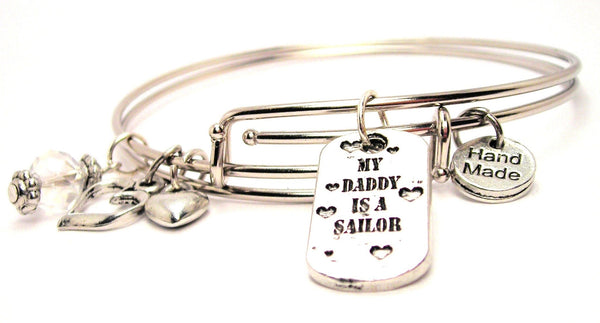 sailor wife bracelet, sailor bracelet, military wife bracelet, military wife jewelry, military jewelry