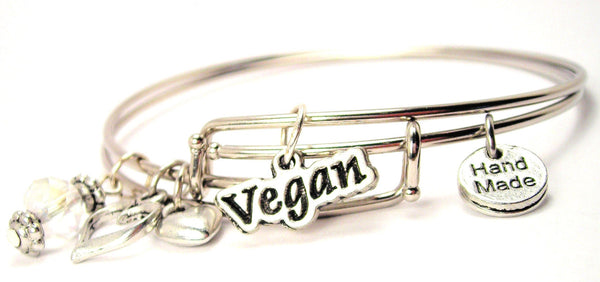 vegan bracelet, vegan jewelry, vegetarian bracelet, vegetarian jewelry