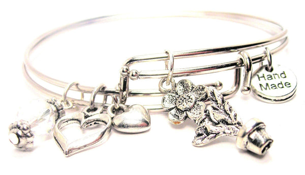 flower pot bracelet, flower pot bangles, flower pot jewelry, flower bracelet, flower bangles