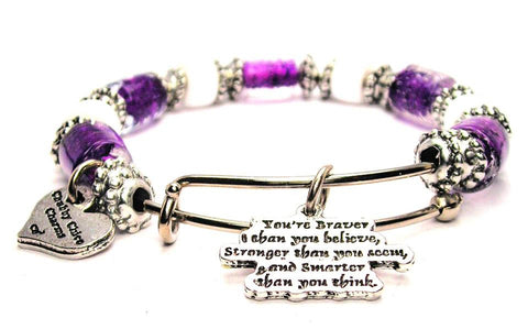 positive expression jewelry, positive expression bracelet, bravery jewelry, uplifting expressions jewelry