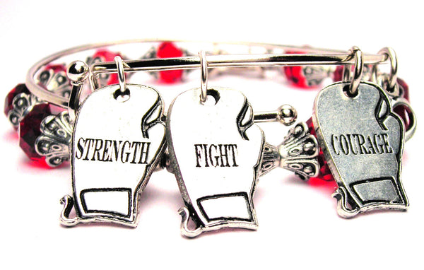 Strength Fight Courage 2 Piece Collection
