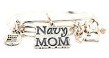 navy mom bracelet, navy mom bangles, military mom bracelet, mom bracelet, military bracelet
