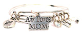 air force mom bracelet, air force mom bangles, air force jewelry, military bracelet